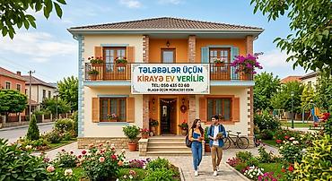 баку аренда квартир на длительный срок: Tələbələr üçün kirayə ev Bərdə rayonu kollecin yanında yerləşir — 1