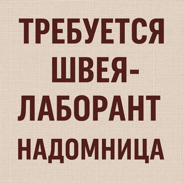 токмок надомница: Швея-лаборант (надомница) Требования: Крой и пошив образцов одежды