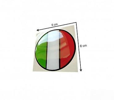 salon: ITALIJANSKA ZASTAVA - stiker - 1312 📌 Opis: Samolepljivi stiker — 1