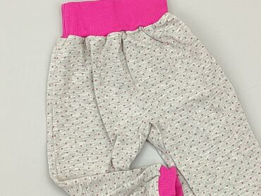 spodenki szare dresowe: Sweatpants, 3-6 months, condition - Very good