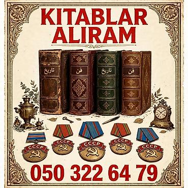 Kitablar və medallar alıram
