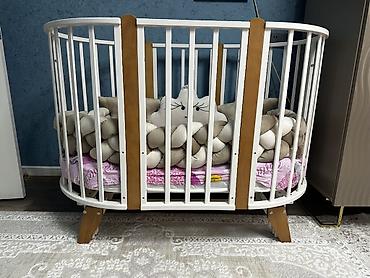 Beşiklər: Oğlan və qız üçün, İşlənmiş, Yumru, Beşik, Dəst ilə, Matras ilə, Yellənmə mexanizmi ilə — 4