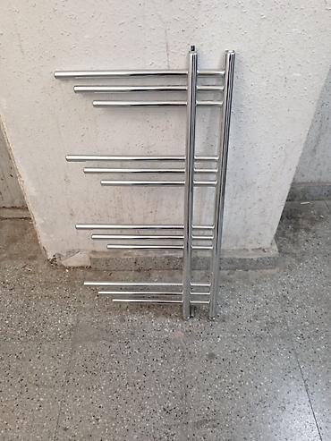 сушилка ванной комнаты: Xrom rəngli su qızdırıcılı dəsmal asacağı (radiator) işlenmişdir - — 3
