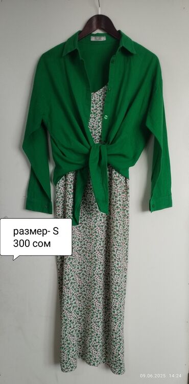 мама доча: Күнүмдүк көйнөк, Made in KG, Жай, Узун модель, S (EU 36)