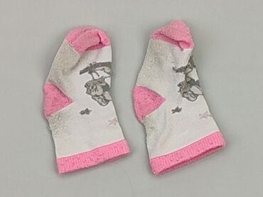 wysokie białe skarpety: Шкарпетки, 16–18, стан - Хороший