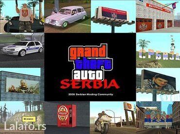Sport i hobi: GTA SRBIJA + GTA San Andreas Prodajem ove igre igra za pc (racunar i