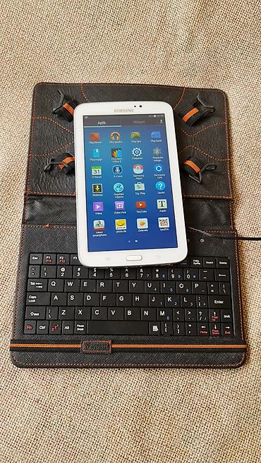 iphone tablet: Kožna futrola sa ugrađenom žičnom tastaturom za tablet (oko 7–8 inča) — 10