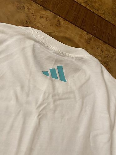 Футболки: Мужская футболка, Adidas, M, цвет - Белый — 3