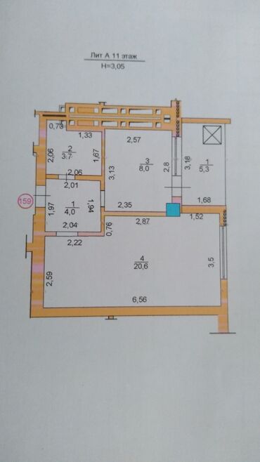 продаю квартиру авангард: 1 комната, 44 м², Элитка, 11 этаж, Дизайнерский ремонт