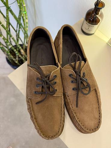 Мокасины и лоферы: Лоферы, 42, Massimo Dutti, Новый, цвет - Коричневый — 1