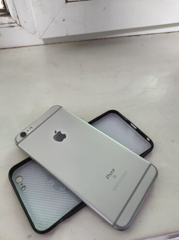 ноутбук айфон: IPhone 6s, Серебристый, Чехол