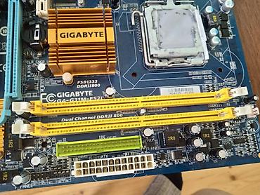 komputer ikinci el: GIGABYTE GA-G31M-ES2L anakart - Çipset: Intel G31 + ICH7 - Prosessor — 4