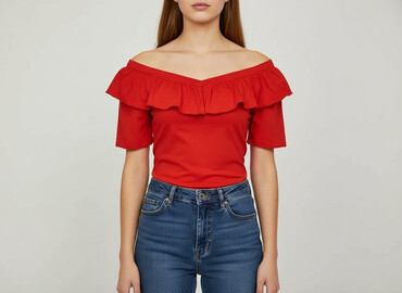świateczna bluzka: Women's blouse, size S