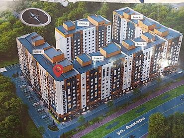 ресторан work: 2 комнаты, 73 м², 9 этаж, ПСО (под самоотделку) — 2
