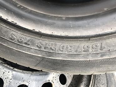 юто шина: Колеса в сборе 155 / 80 / R 13, Лето, Б/у, Комплект, Легковые, Железные, отверстий - 4 — 4