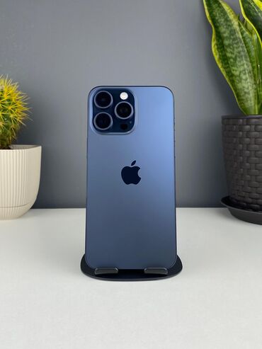 iphone x телефон: IPhone 15 Pro Max, Новый, 256 ГБ, Blue Titanium, Чехол, Кабель, Коробка, 100 %