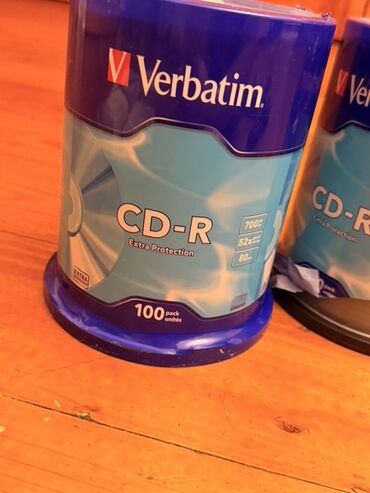 qaçış aparatı 2ci el: Verbatim CD-R “Extra Protection” disk dəsti Ümumi 2 paçka var hər