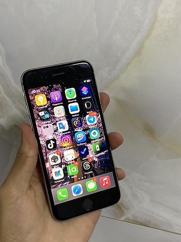 f14 pro: IPhone 6s, Б/у, 64 ГБ, Matte Silver, Чехол, 69 % — 3