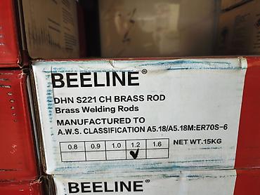 ivl aparati: BEELINE DHN S221 CH Brass Rod – Pirinç Qaynaq Çubuqları - Növ: Brass — 1