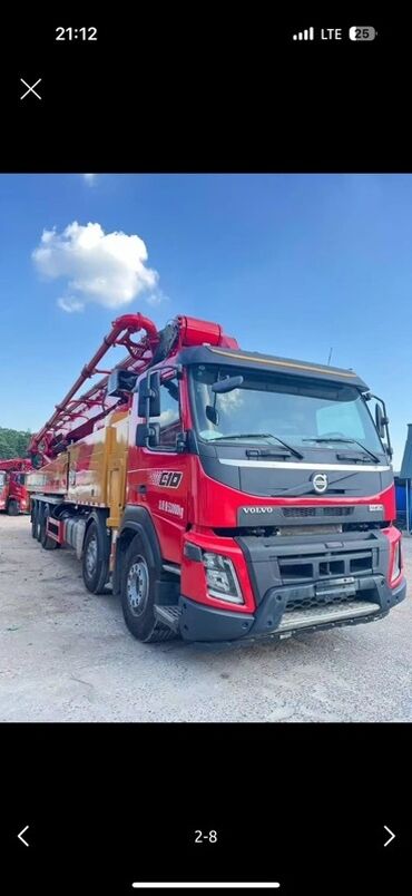 самсунг экскаватор нархлари: Бетон насосу, Volvo