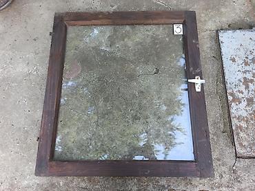 platneni ormar: Tri prozora bez okvira različitih dimenzija: 1: 65x52,5cm, 2: 67x62cm — 10