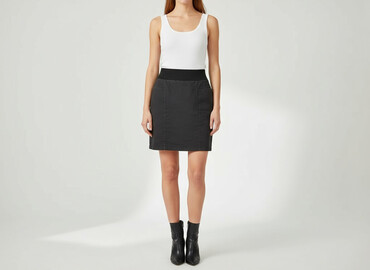 krótkie czarne spódnice: Top Secret, Spódnica damska, rozmiar S