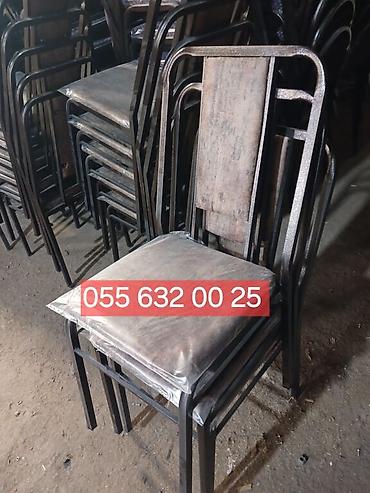 kafe stul: Mətbəx üçün, Yeni, Qatlanmayan, rəng - Ağ Stul — 7