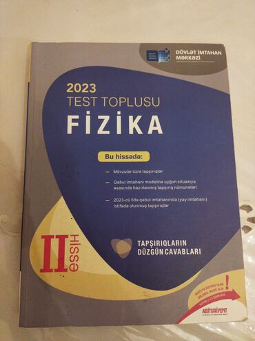 физика сборник тестов pdf 2023: Məhsul: Fizika 2023 Test Toplusu – II hissə Xüsusiyyətlər: -