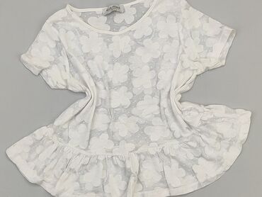 białe koronkowe bluzki z krótkim rękawem: Блуза жіноча, XS, стан - Хороший