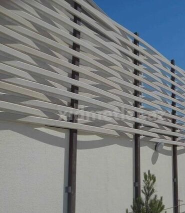 Digər metal məhsullar: Gün qrıcı., üfüqi zolaqlı metal hasar. Bu cür hasarlar həyətlər və — 3