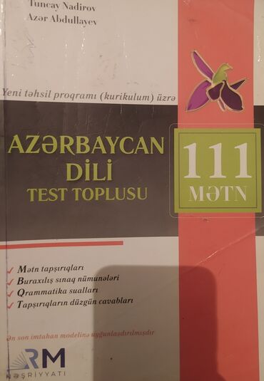 informatika beledcisi kitabi pdf: Azərbaycan dili 111 mətn test toplusu.RM nəşriyyatıdir.Ici təmizdir.15