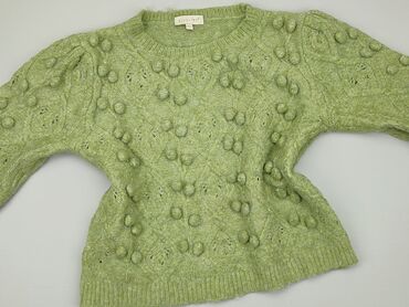 bluzki welurowa zielone: Sweter, M, stan - Bardzo dobry