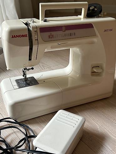 Janome JH1104 — tikiş maşını Tam işlək vəziyyətdədir, yaxşı