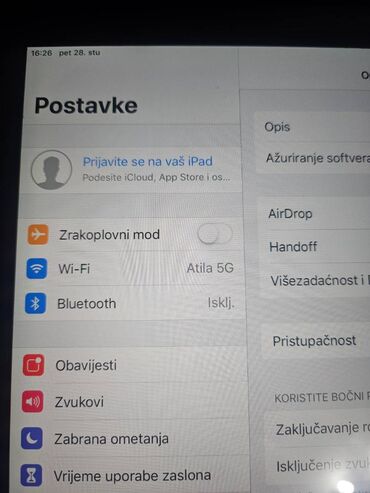 Tableti: Ipad Air 32GB polovan, potpuno ispravan ipad air prve generacije. bez na lalafo.rs — 6 Tableti: Ipad Air 32GB polovan, potpuno ispravan ipad air prve generacije. bez — 6