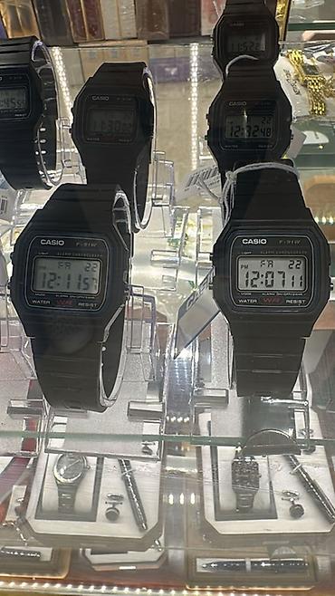 электронный часы: Casio F-91W — классические цифровые часы - Корпус: легкий — 1