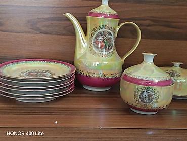 cay dəstləri: Çay dəsti, Farfor, 6 nəfərlik, Almaniya — 7