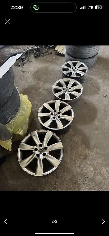 Диски: Литые Диски R 18 Lexus, Комплект, отверстий - 5, Б/у — 2