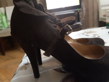 женские коричневые туфли: Туфли, Размер: 40, цвет - Коричневый, Новый