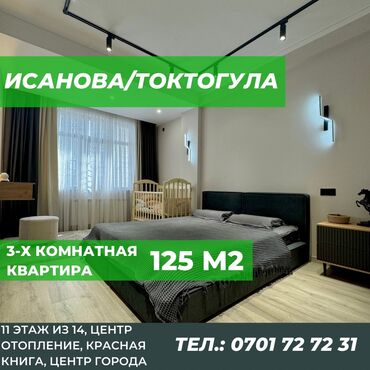 Продажа квартир: 3 комнаты, 125 м², Элитка, 11 этаж, Дизайнерский ремонт