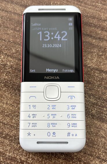 Nokia: Nokia 5310, rəng - Ağ, Düyməli, İki sim kartlı, Sənədlərlə