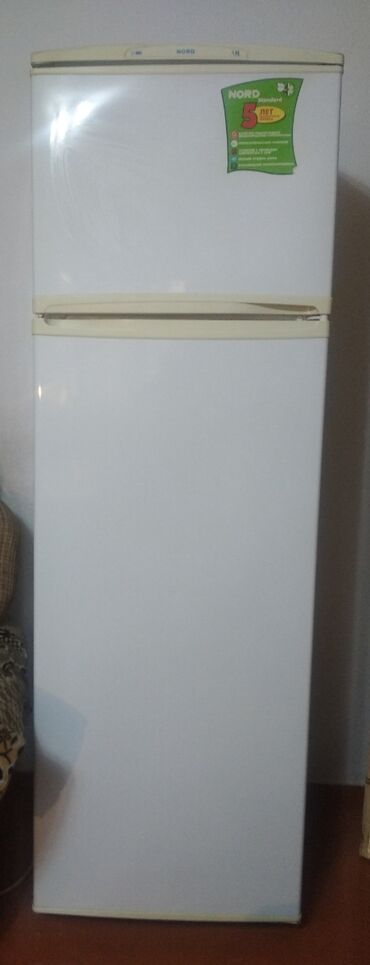 холодельник бу: Холодильник Nord, Б/у, Двухкамерный, De frost (капельный), 180 *