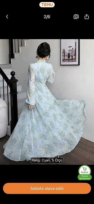 a kəsim donlar: Məhsul sifarişlə gətirilir Ölçü s m l xl Zərif çalarlarla floral — 3