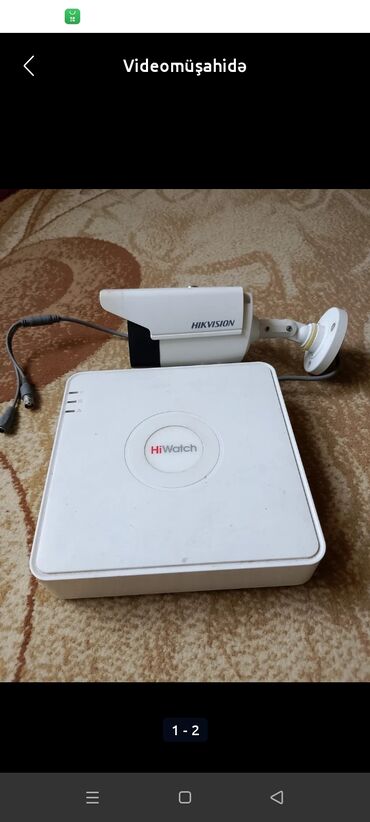 hdd 1tb: + 20 metr kabel və adapter. Kamera eladı gecə görüşü 40 metirdi
