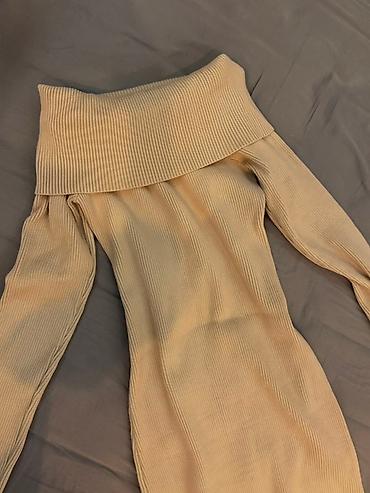 Айымдардын кийими: Күнүмдүк көйнөк, Кыш, Узун модель, Трикотаж, Көйнөк - свитер, M — 2