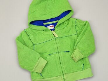 bluzka zieleń butelkowa: Sweatshirt, Name it, 9-12 months, condition - Good