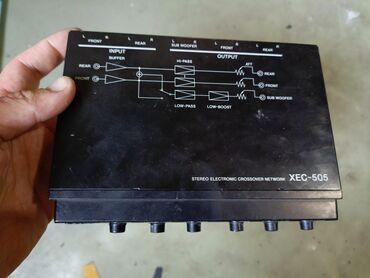behringer xenyx 1832fx микшер: Автомобильный электронный кроссовер SONY XEC-505 - Тип: стерео