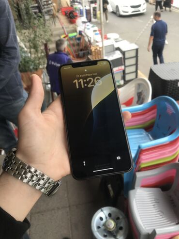 iphone 11 2ci əl: IPhone Xs Max, 64 ГБ, Черный, Face ID