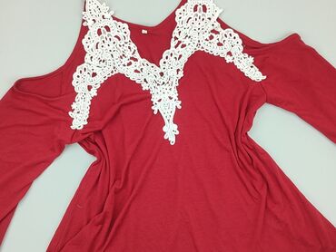 czarne bluzki z koronką: Blouse, 2XL (EU 44), condition - Very good