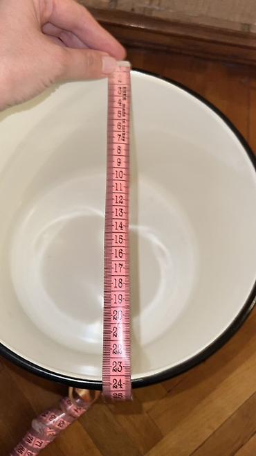 Qab-qacaq və mətbəx ləvazimatları: Qazan, rəng - Bej, 3 l, 24 sm, SSRİ — 3