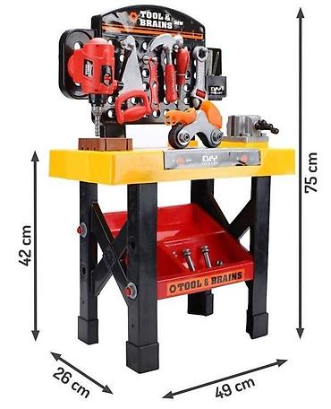 deciji mikrofon pertini: VELIKA RADIONICA TOOL & BRAINS, 39 DELOVA – ECOTOYS Šifra — 5